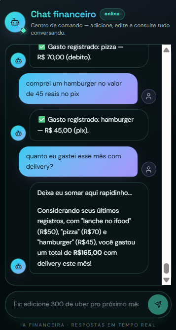 Registro de despesa