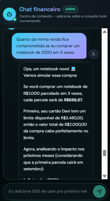 Projeção de impacto